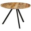 vidaXL Table &agrave; d&icirc;ner 110x75 cm Bois de manguier massif