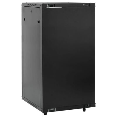 vidaXL Coffret de réseau 22U 19" IP20 noir 60x60x120 cm