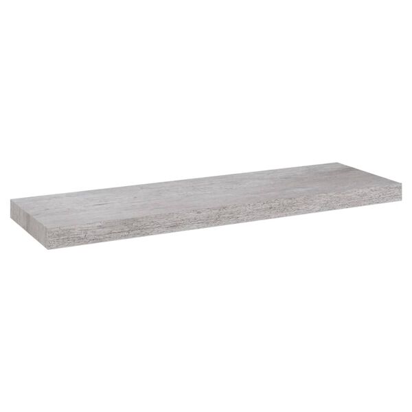 vidaXL &Eacute;tag&egrave;re murale flottante Gris b&eacute;ton 80x23,5x3,8 cm MDF