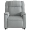 vidaXL Fauteuil inclinable gris clair tissu