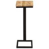 vidaXL Tables d'appoint 2 pcs 31,5x24,5x64,5 cm Bois de manguier brut