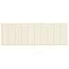 vidaXL Coussin de chaise longue cr&egrave;me 186x58x4 cm tissu oxford