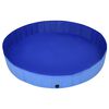 vidaXL Piscine pliable pour chiens Bleu 200x30 cm PVC