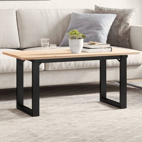 vidaXL Pieds de table basse cadre en O 70x30x43 cm acier