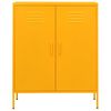 vidaXL Armoire de rangement Jaune moutarde 80x35x101,5 cm Acier