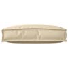 vidaXL Coussin Beige 60 x 40 x 12 cm Tissu Oxford