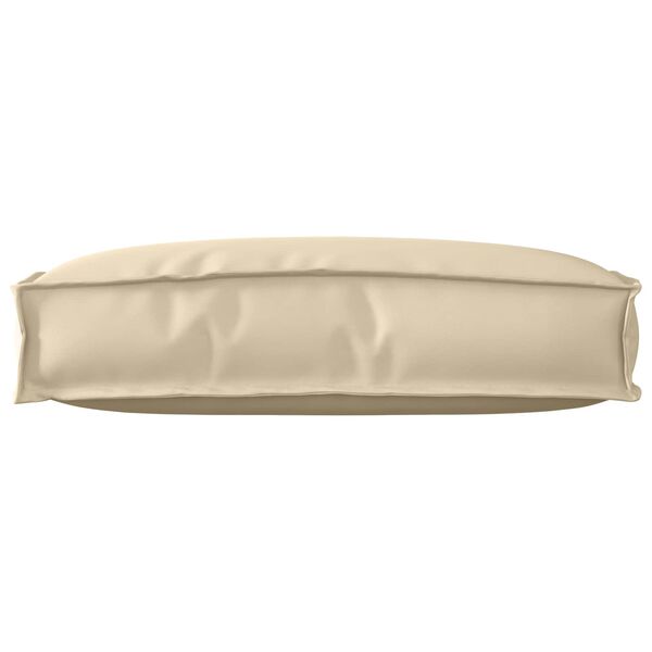 vidaXL Coussin Beige 60 x 40 x 12 cm Tissu Oxford