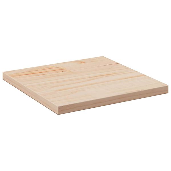 vidaXL Dessus de table 40x40x1,7 cm carr&eacute; bois de pin massif