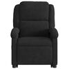 vidaXL Fauteuil inclinable de massage électrique noir velours