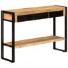 vidaXL Table console 110x30x76 cm Bois de manguier solide