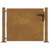 vidaXL Portail de jardin 100x125 cm en acier Corten