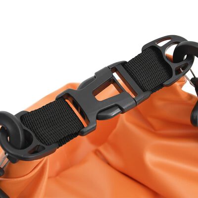 vidaXL Sac sec Orange 5 L PVC