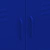 vidaXL Armoire de rangement Bleu marine 80x35x101,5 cm Acier