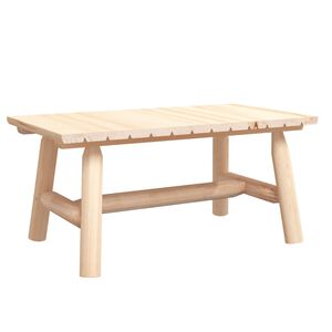 vidaXL Table basse 90x50x41 cm bois massif d'&eacute;pic&eacute;a
