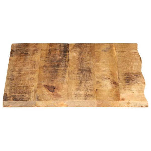 vidaXL Dessus de table 70x60x2,5 cm bord vif bois massif manguier brut