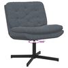 vidaXL Fauteuil relaxant pivotant Gris fonc&eacute; 63 x 75 x 76 cm Velours