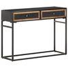 vidaXL Table console 100x35x75 cm Bois de manguier massif
