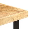 vidaXL Table de bar 60x60x107 cm Bois de manguier brut