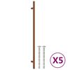 vidaXL Poign&eacute;es d'armoire 5 pcs bronze 320 mm acier inoxydable