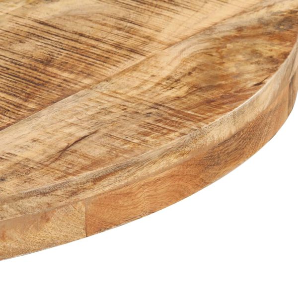 vidaXL Table de bistro Ronde &Oslash;50x75 cm Bois de manguier brut
