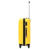 vidaXL Valise rigide 3 pcs Jaune ABS