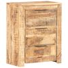 vidaXL Buffet 59x33x75 cm Bois de manguier brut