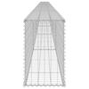 vidaXL Mur en gabion avec couvercles Acier galvanisé 900x30x50 cm