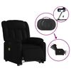 vidaXL Fauteuil inclinable de massage &eacute;lectrique noir similicuir