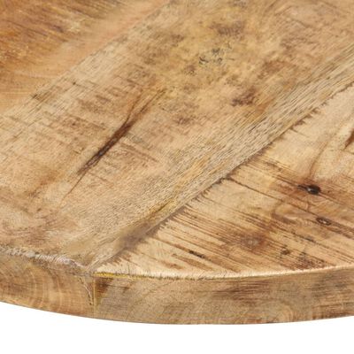 vidaXL Dessus de table Ø60x(2,5-2,7) cm bois de manguier massif