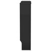 vidaXL Cache-Radiateur 2 pcs Noir 205 x 20,5 x 81,5 cm
