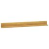 vidaXL &Eacute;tag&egrave;res murales 2 pcs 110x10x10 cm Bois de teck massif