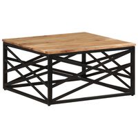 vidaXL Table basse 68x68x35 cm Bois d'acacia massif