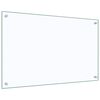 vidaXL Dosseret de cuisine Transparent 80x50 cm Verre trempé