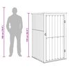 vidaXL Abri à outils de jardin gris 88x89x161 cm acier galvanisé