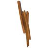 vidaXL Ensemble &agrave; manger de jardin 9pcs bois d'acacia solide textil&egrave;ne