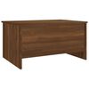 vidaXL Table basse Chêne marron 80x55,5x41,5 cm Bois d'ingénierie