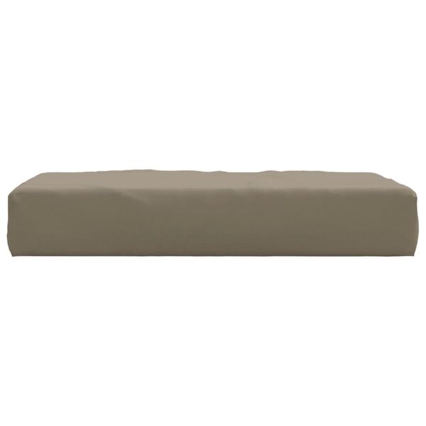 vidaXL Coussin de palette taupe 60x60x6 cm tissu oxford
