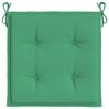 vidaXL Coussins de chaise jardin lot de 2 vert 40x40x4 cm tissu oxford