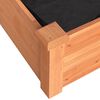 vidaXL Lit sur&eacute;lev&eacute; de jardin doublure 240x60x25 cm bois massif sapin