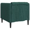 vidaXL Fauteuil vert fonc&eacute; tissu