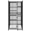 vidaXL Chenil d'ext&eacute;rieur pour chiens Acier 1,84 m&sup2;