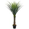 vidaXL Plante artificielle avec pot Yucca Vert 145 cm