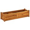 vidaXL Lit surélevé de jardin Bois d'acacia 100x30x25 cm