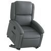 vidaXL Fauteuil inclinable gris similicuir