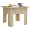 vidaXL Table basse chêne sonoma 55x55x42 cm bois d'ingénierie