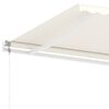 vidaXL Auvent automatique sur pied 300x250 cm crème