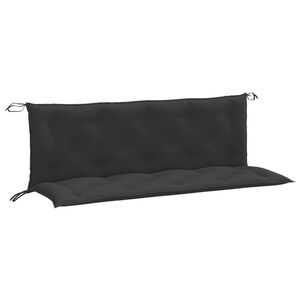 vidaXL Coussins de banc de jardin lot de 2 anthracite m&eacute;lang&eacute; tissu