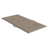 vidaXL Coussins de chaise de jardin &agrave; dossier bas lot de 2 taupe