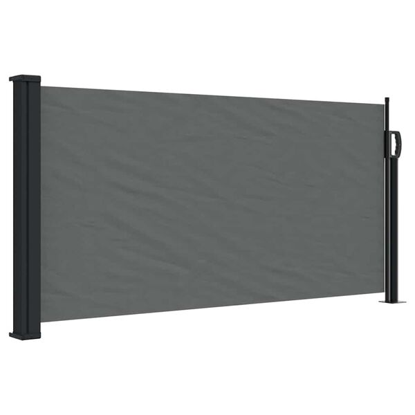 vidaXL Store lat&eacute;ral r&eacute;tractable Anthracite 100x300 cm