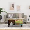 vidaXL Table basse 80x50x40 cm Bois de r&eacute;cup&eacute;ration et d'ing&eacute;nierie
